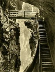 リヒテンシュタイン渓谷、オーストリア、c1935。