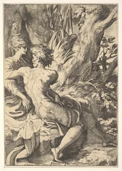 恋人たち、17世紀。