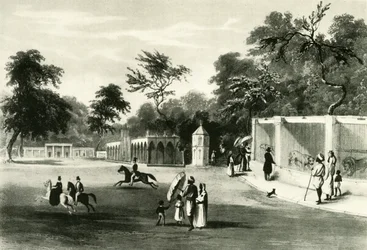 バラックポア公園の動物園、1820年、1925年。