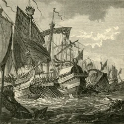 ペロルス岬沖の海戦、1890年。