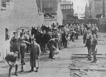 1915年、ファリアーズスクールで訓練中の新軍