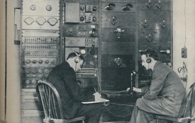 新しいマジック：ワイヤレスと回避できない電話、c1935による写真の送信