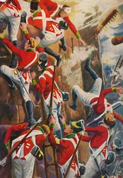 ノーサンバーランドFusiliers。 1939年、サンビンセントの城壁を襲撃