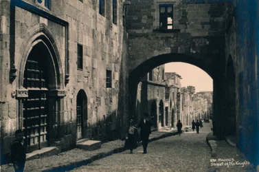 ロードスの旧市街、ギリシャ、1936