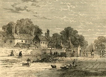 1820年、ケンジントンのオールドターンパイク、c1876。