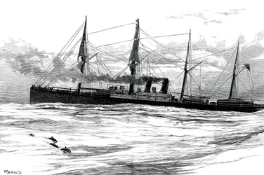 オリエント蒸気航海会社汽船オリエント、c1880