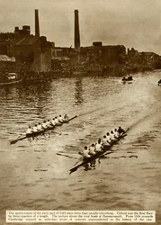 オックスフォードとケンブリッジのボートレース、ロンドン、1923年、1935年。