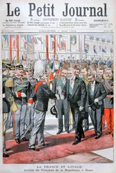 1904年ローマのフランス共和国大統領