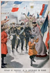 フランス共和国大統領、ロシア、サンクトペテルブルクを訪問、1902年