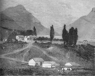 レジデンシー、マセル、バストランド、行政長官の住居、グリフィス司令官、c1880