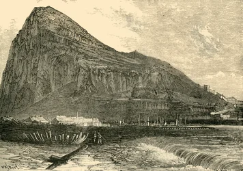 ジブラルタルの岩、1890年。