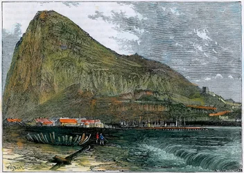 ジブラルタルの岩、c1880