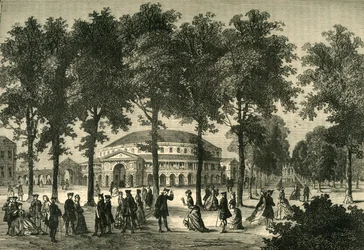 ロタンダ、Ranelagh Gardens、c1876。