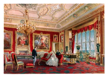 ウィンザー城のルーベンスルーム。 c1850-1910