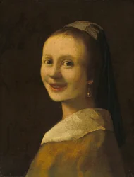 笑顔の少女、c。 1925年。