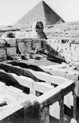 スフィンクス寺院、カイロ、エジプト、c1920年代