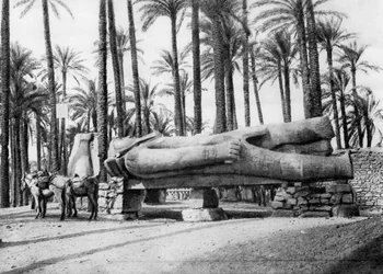 ラムセス2世の像、カイロ、エジプト、c1920年代