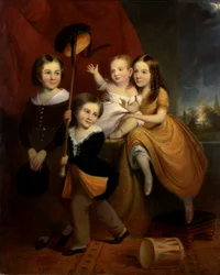 スティーブンスの子供たち、カリフォルニア州。 1845年。