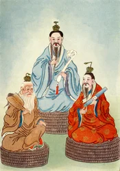 「道教のトライアド」、1922 年。
