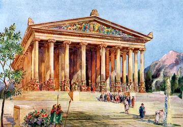 アルテミス神殿、エフェソス、トルコ、1933-1934