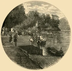 レイミードのテムズ川、1898年。