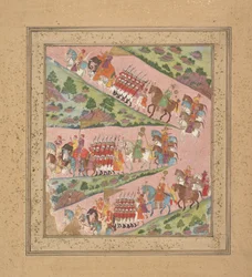 3つの道路、ca。 1840。