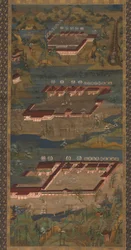 熊野三神社熊野曼荼羅c。 1300。
