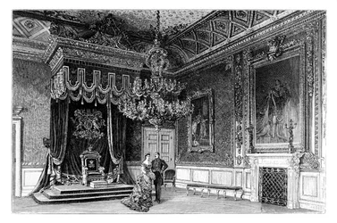 玉座の間、セントジェームズ宮殿、ロンドン、c1888