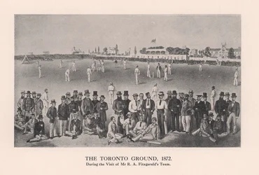 トロントクリケット競技場、1872年、1912年