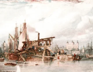 ロンドン塔、c1827、c1900。