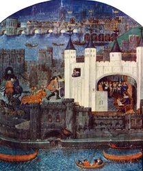 ロンドン塔、ロンドン橋、c1500、c1900-1920