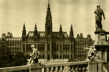 市庁舎、ウィーン、オーストリア、c1935。