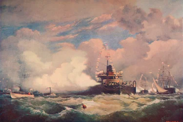 スピットヘッドでの砲塔装甲艦の壊滅、1873 1906