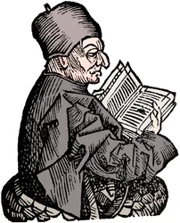 The Venerable Bede c673-735、アングロサクソンの神学者、学者、歴史家、1493