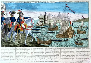 19世紀のボナパルト将軍の航海と搾取