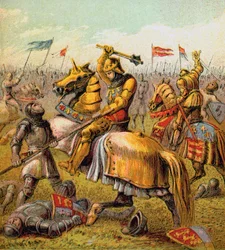 バラの戦争、1455-1485、c1850
