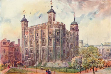 ホワイトタワー、ロンドン塔、1906