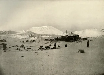 冬の四分の一。エレバス山を背景に、c1908、1909