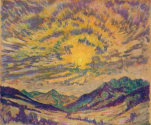 冬の太陽、c1885-1925、1925