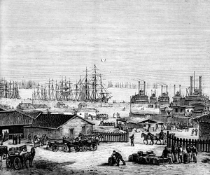 ミシシッピ川の銀行、c1860s c1880