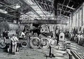 Baldwin Locomotive Worksの建屋。