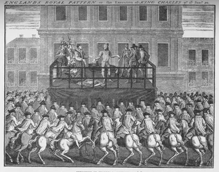 チャールズ1世の死刑、1649年1月30日、c1735 1903