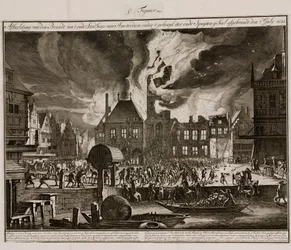 アムステルダム旧市庁舎の火災（オランダ、1652年7月7日