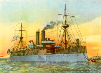 メインの最後の日没、1898