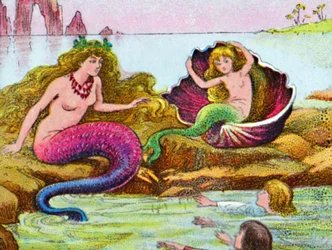 人魚、c1905