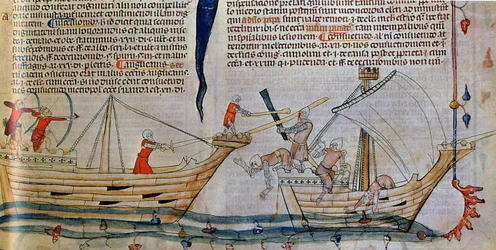 海戦、1340年頃