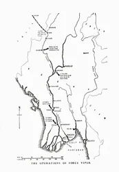 フォースバイパー、ビルマ、第二次世界大戦、1942-1943 1944の運用。