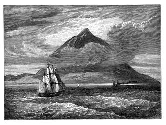 テネリフェ島のピーク、カナリア諸島、c1890