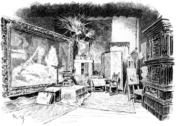 カールフォンパイロットのスタジオ、c1880-1882