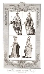 1795年5月9日、アレクサンダーホッグによって出版された当時の王室